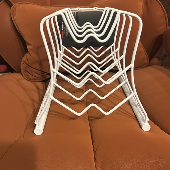 Home Basics White Fry Pan Organizer - Picture 7 of 8